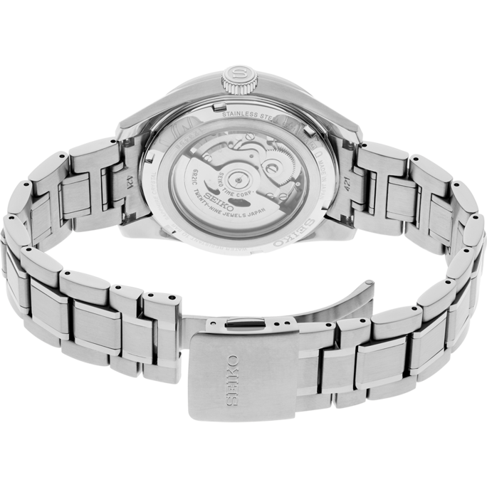 Seiko - Men's 40.2mm Presage Luxe Sharp Edged Series Stainless