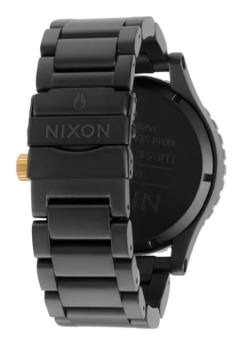 Nixon - Men's 51-30 Chrono Watch - Matte Black / Gold - Military