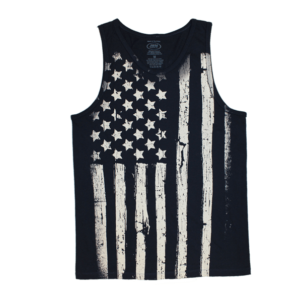 JWM Wholesale - Navy Flag Tank Top - Discounts for Veterans, VA ...