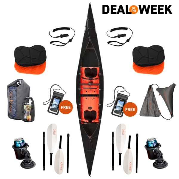 Oru Kayak Haven TT Performance Bundle Black Edition Military