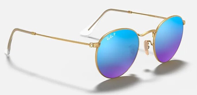 Ray-Ban - RB3447 Round Metal Polarized Sunglasses - Military & Gov't  Discounts | GovX