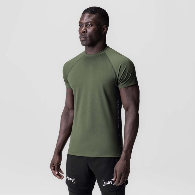 ASRV - 0839. 3D-Lite® 2.0 Lycra® Fitted Tee - Olive 