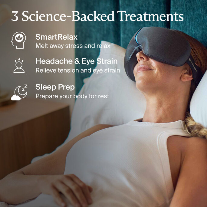 Therabody - Therabody SmartGoggles Heated Eye & Temple