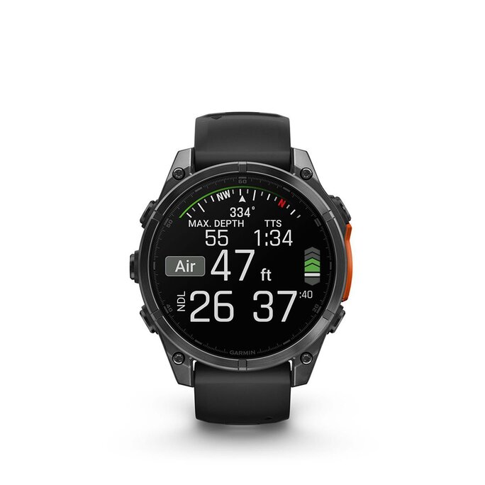 Garmin - Fenix 8 47mm AMOLED Watch - Military & Gov't Discounts | GOVX