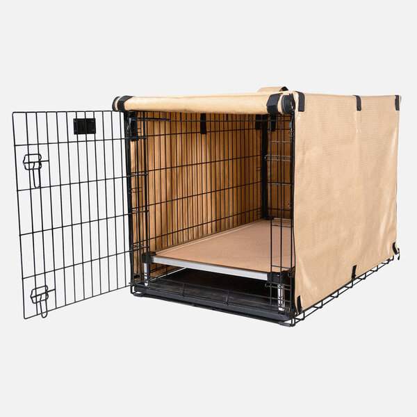 Image showcasing K9 Ballistics - Tough Ripstop™ Dog Crate Cover - Military & First ...