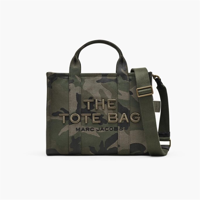 【人気商品】MARC JACOBS THE TOTE BAG カモフラージュ Marc Jacobs - The Camo Jacquard Medium Tote - Military & Gov't