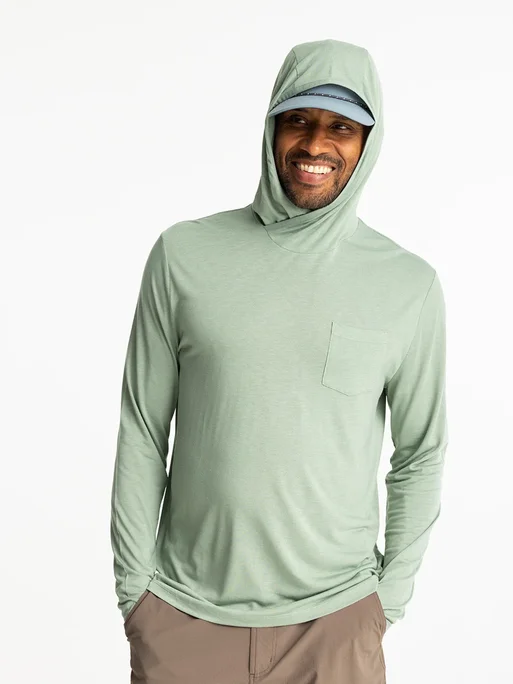 Free Fly Apparel - Men's Bamboo Lightweight Hoodie - Military