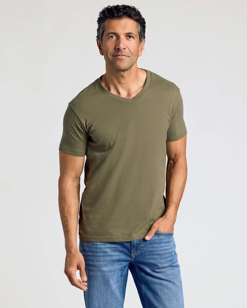 Thermal V-Neck Long Sleeve (Army Green)