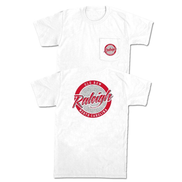 Old Row - Raleigh, North Carolina Circle Logo Pocket Tee - Military ...