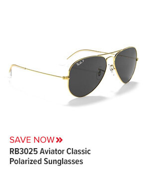 RB3025 Aviator Classic Polarized Sunglasses