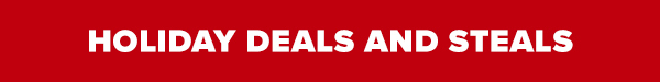Holiday Steals and Deals Section Header